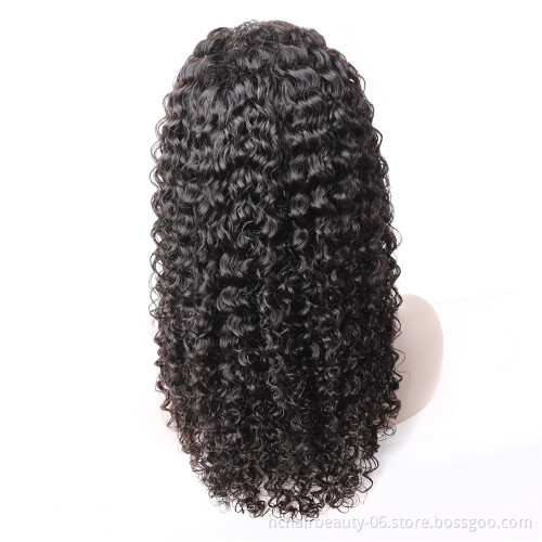 360 Lace Frontal Wigs Kinky Curly Remy Human Hair Wigs Pre Plucked With Baby Hair Brazilian wigs High Density